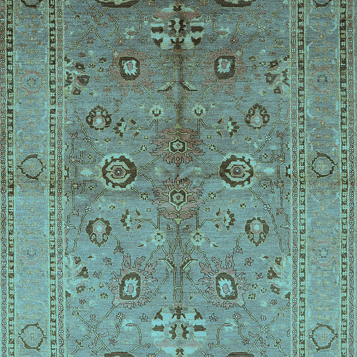 Oriental Light Blue Industrial Rug, urb839lblu