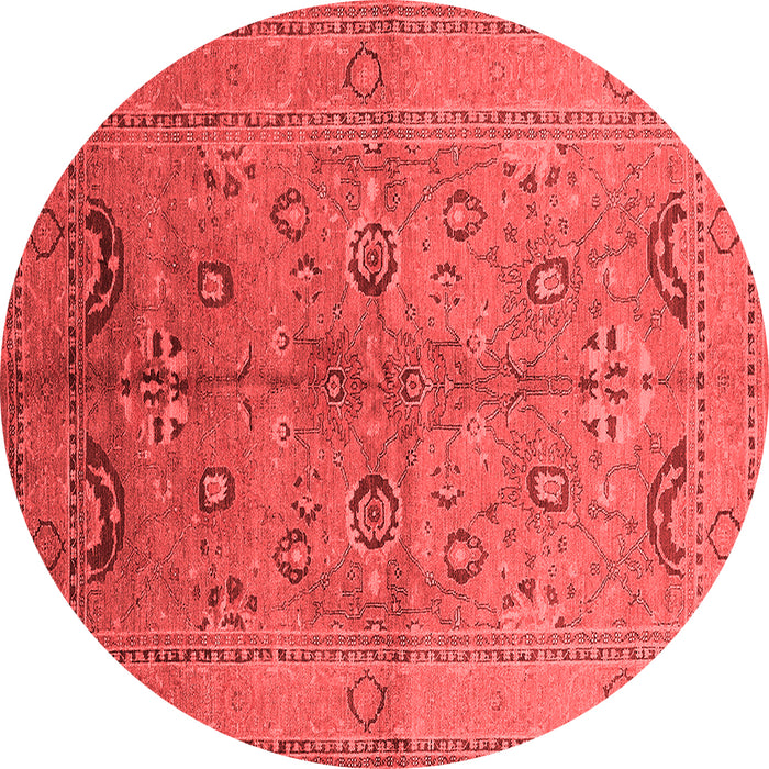 Machine Washable Oriental Red Industrial Rug, wshurb839red