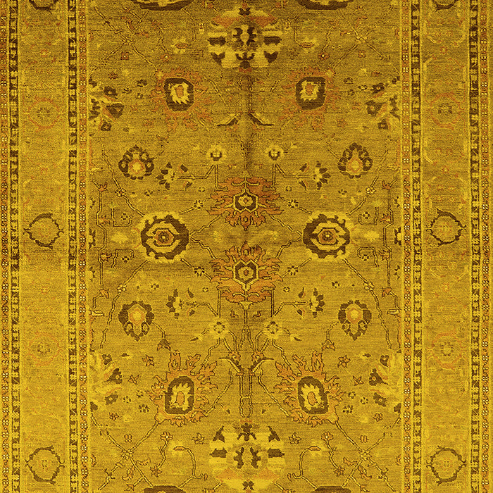 Oriental Yellow Industrial Rug, urb839yw