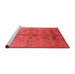 Industrial Red Washable Rugs