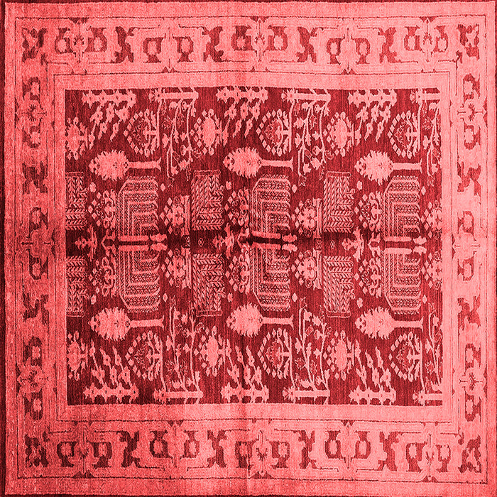 Machine Washable Oriental Red Industrial Rug, wshurb840red