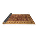 Sideview of Oriental Brown Industrial Rug, urb840brn