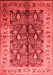 Oriental Red Industrial Area Rugs