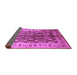 Sideview of Oriental Purple Industrial Rug, urb840pur