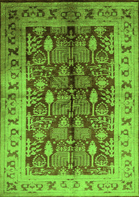 Oriental Green Industrial Rug, urb840grn