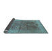 Sideview of Oriental Light Blue Industrial Rug, urb841lblu