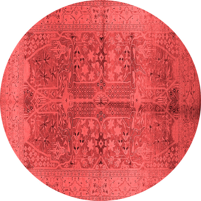 Machine Washable Oriental Red Industrial Rug, wshurb841red