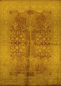 Oriental Yellow Industrial Rug, urb841yw