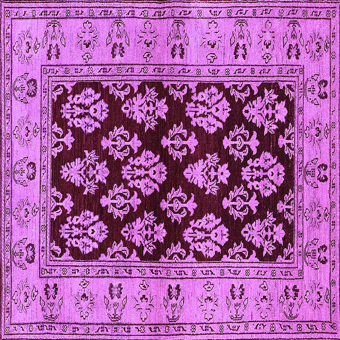 Square Oriental Purple Industrial Rug, urb842pur