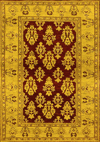 Oriental Yellow Industrial Rug, urb842yw