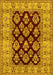 Oriental Yellow Industrial Rug, urb842yw