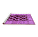 Sideview of Machine Washable Oriental Purple Industrial Area Rugs, wshurb842pur