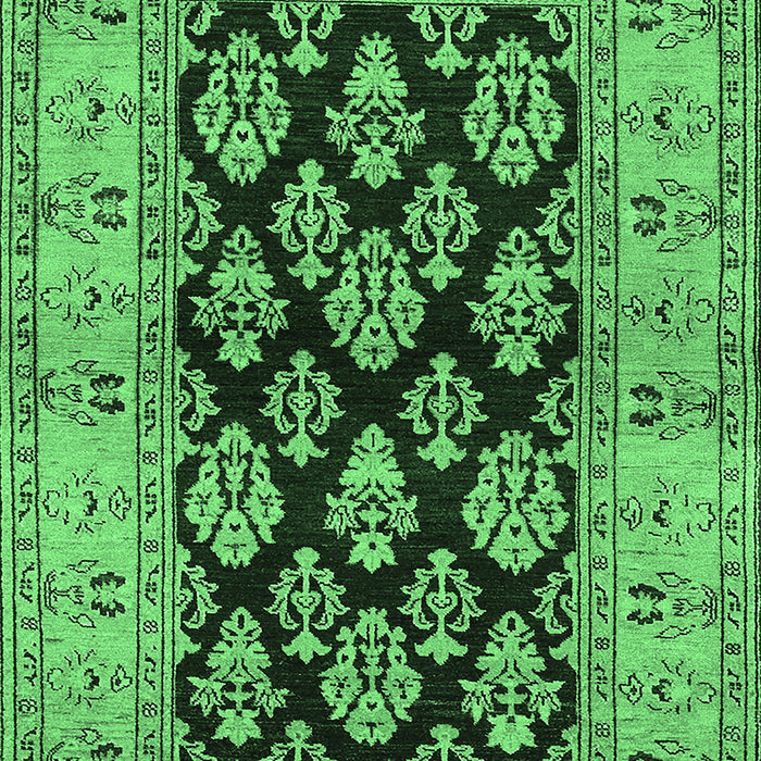 Oriental Emerald Green Industrial Rug, urb842emgrn