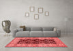 Industrial Red Washable Rugs