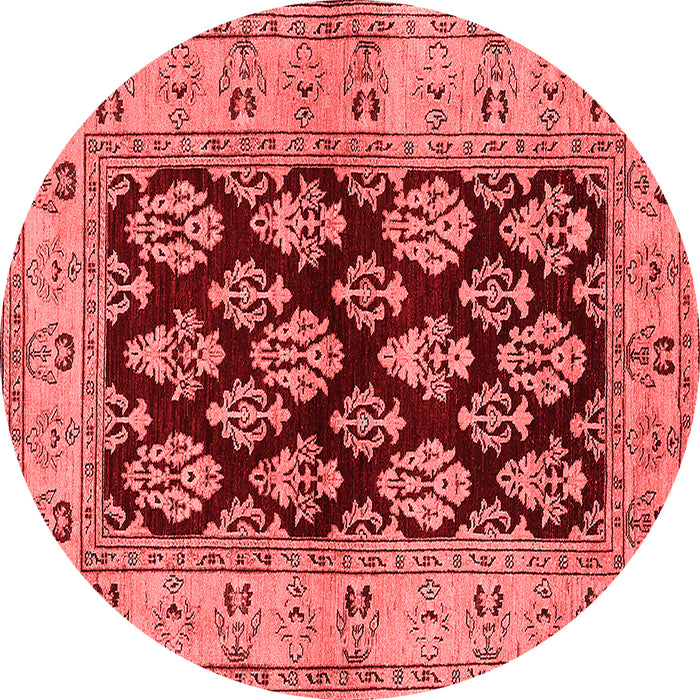 Machine Washable Oriental Red Industrial Rug, wshurb842red