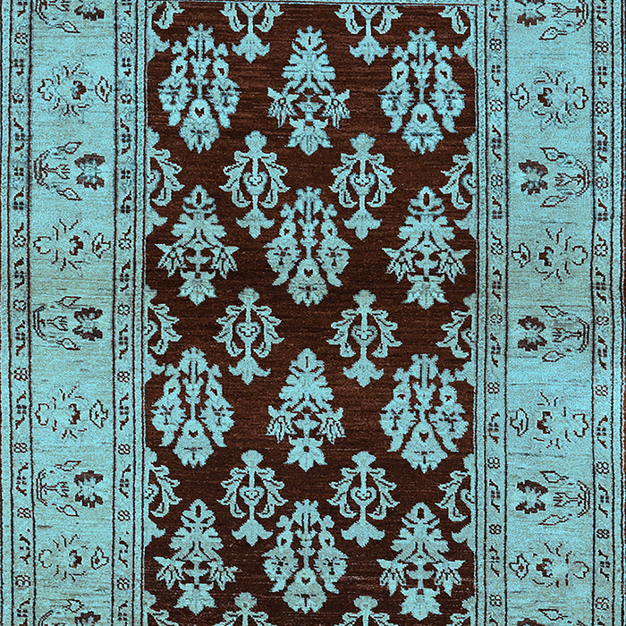 Oriental Light Blue Industrial Rug, urb842lblu