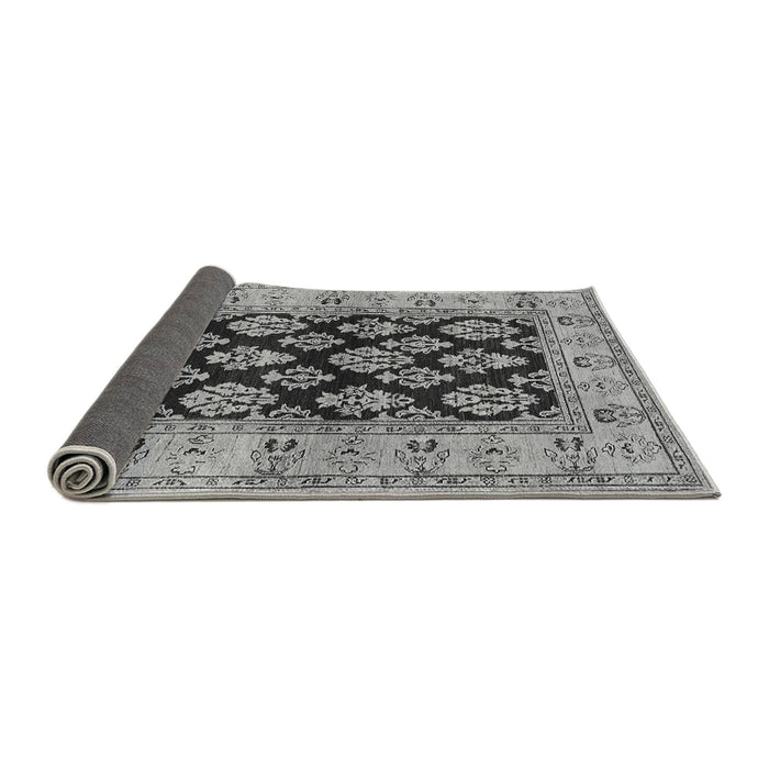 Sideview of Oriental Gray Industrial Rug, urb842gry