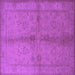 Square Oriental Purple Industrial Rug, urb843pur