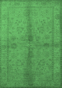 Oriental Emerald Green Industrial Rug, urb843emgrn