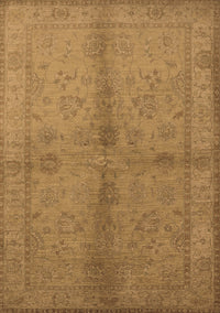 Oriental Brown Industrial Rug, urb843brn