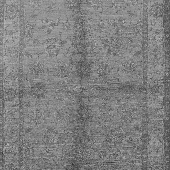 Machine Washable Oriental Gray Industrial Rug, wshurb843gry