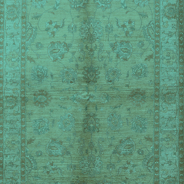 Oriental Turquoise Industrial Rug, urb843turq