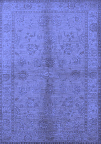 Oriental Blue Industrial Rug, urb843blu