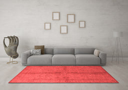 Industrial Red Washable Rugs