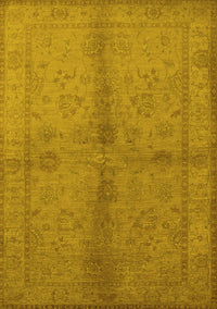 Oriental Yellow Industrial Rug, urb843yw