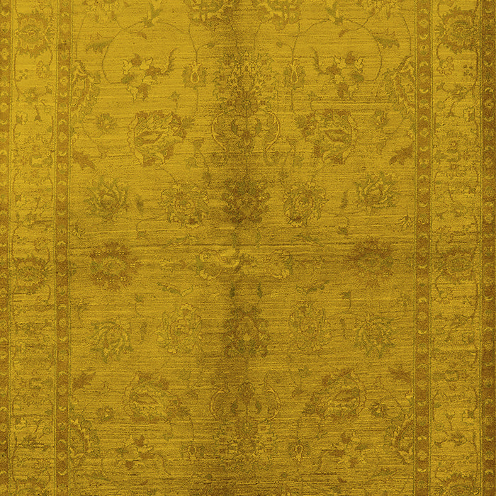 Oriental Yellow Industrial Rug, urb843yw