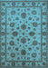 Oriental Light Blue Industrial Rug, urb844lblu