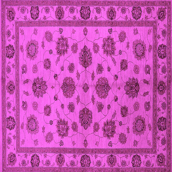 Square Oriental Pink Industrial Rug, urb844pnk