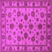 Square Oriental Pink Industrial Rug, urb844pnk