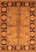 Machine Washable Oriental Orange Industrial Area Rugs, wshurb845org