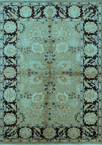 Oriental Light Blue Industrial Rug, urb845lblu