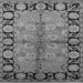 Square Oriental Gray Industrial Rug, urb845gry