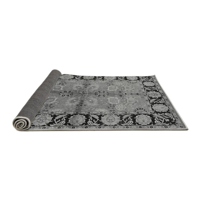 Sideview of Oriental Gray Industrial Rug, urb845gry