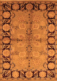 Oriental Orange Industrial Rug, urb845org