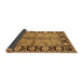 Sideview of Oriental Brown Industrial Rug, urb845brn