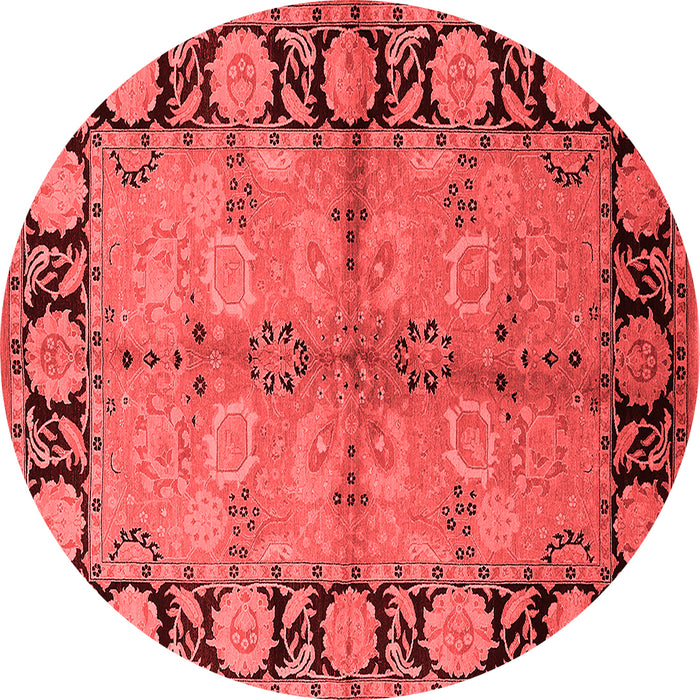 Machine Washable Oriental Red Industrial Rug, wshurb845red