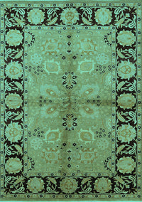 Oriental Turquoise Industrial Rug, urb845turq