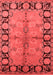 Oriental Red Industrial Area Rugs