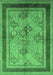 Oriental Emerald Green Industrial Rug, urb846emgrn