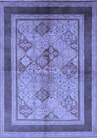 Oriental Blue Industrial Rug, urb846blu