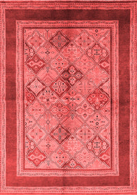 Oriental Red Industrial Rug, urb846red