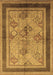 Machine Washable Oriental Brown Industrial Rug, wshurb846brn