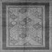 Square Oriental Gray Industrial Rug, urb846gry