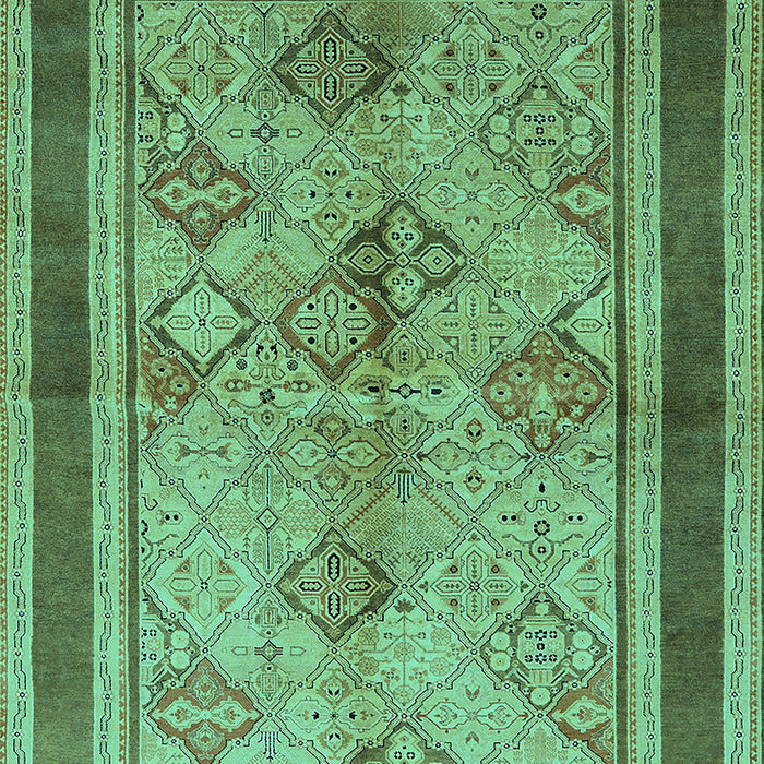 Oriental Turquoise Industrial Rug, urb846turq