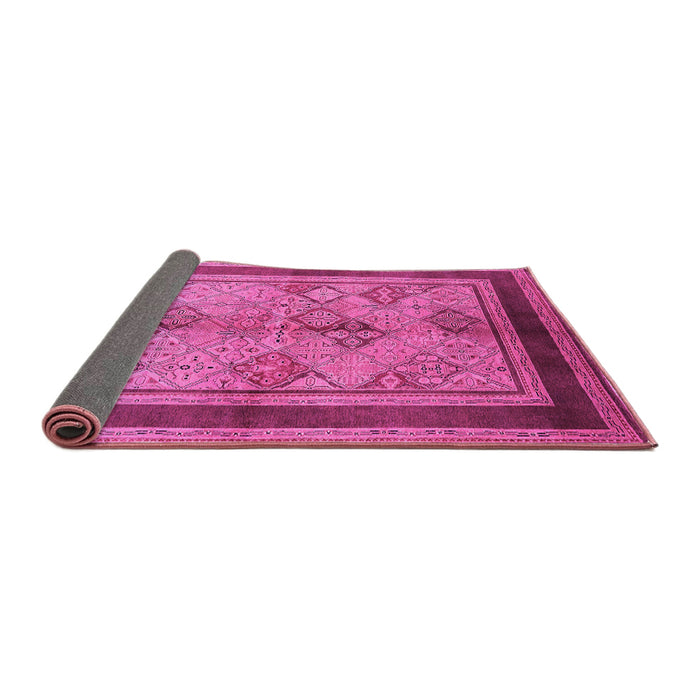 Sideview of Oriental Pink Industrial Rug, urb846pnk