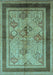 Oriental Light Blue Industrial Rug, urb846lblu